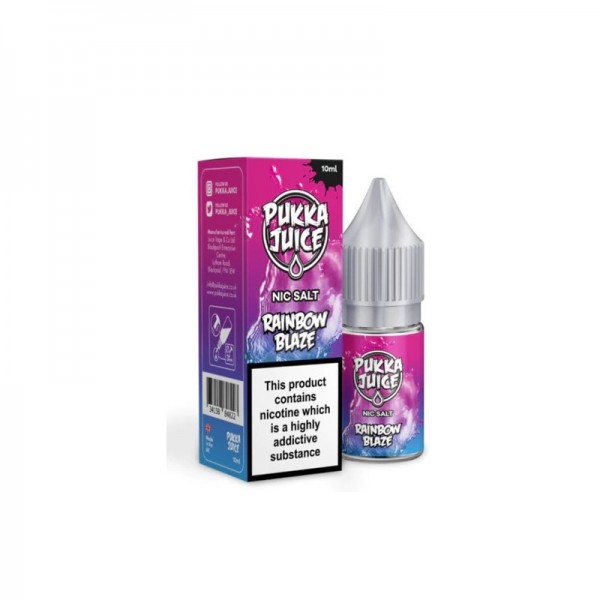 Pukka Juice Nicotine Salt Rainbow Blaze E-liquid 10ml