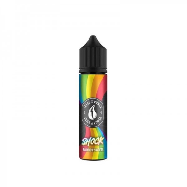 Juice N Power Shock Rainbow Sweets Shortfill E-liquid 50ml