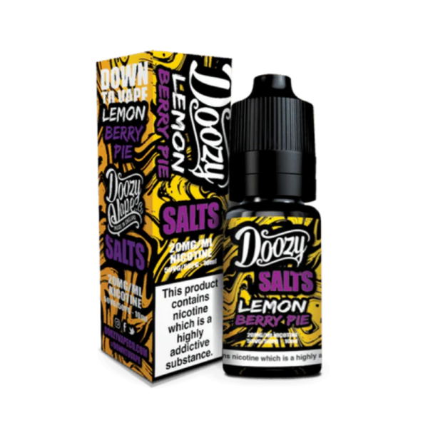 Doozy Vape Co Nicotine Salt Lemon Berry Pie E-liquid 10ml