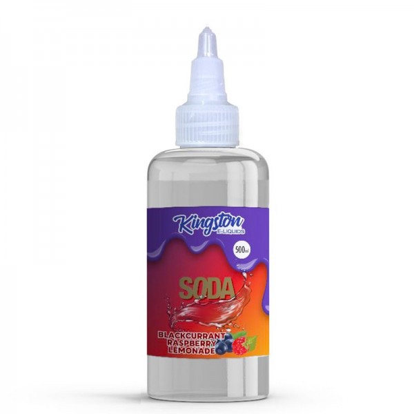 Kingston Blackcurrant Raspberry Lemonade Soda Shortfill E-liquid 500ml