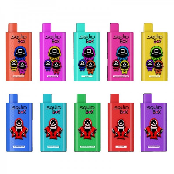 R and M Squid Box Disposable Vape Kit 5200 Puffs 12ml