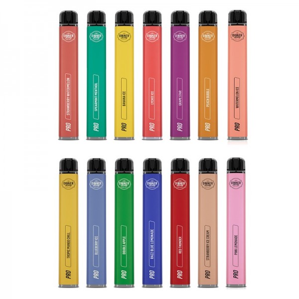 Dinner Lady Vape Pen Pro Disposable Vape Kit 600 Puffs 500mAh