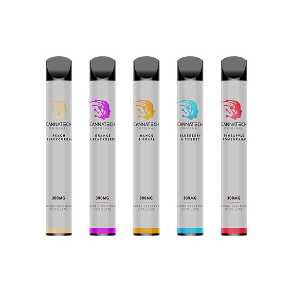 Cannatech CBD Disposable Bar Vape Kit 600 Puffs 300mg
